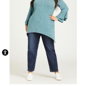 AVENUE DENIM medium wash jeans size 14P